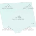 RIGHT REAR DOOR GLASS GREEN (1 HOLE) SEKURIT